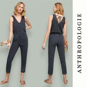 Anthropologie Black Jumpsuit
